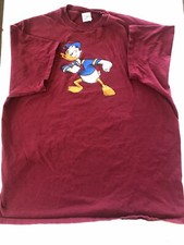 Vintage THE Disney Store Donald Duck T-Shirt Large Single Stitch US sz XL