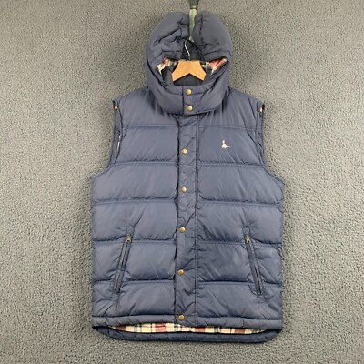 JACK WILLS Gilet Jacket Womens M Navy Down Feathers Insulated