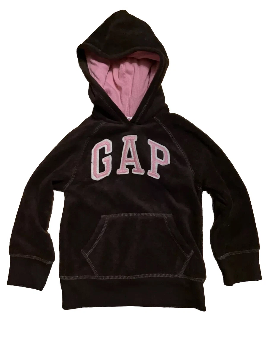 Sweat à Capuche GapKids – Taille S (6-7 Ans) – Marron Chocolat Et Aqua – Fermeture éclair Intégrale