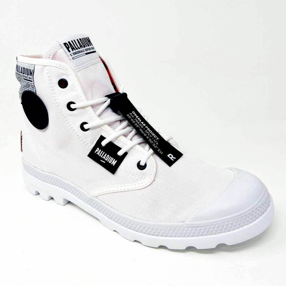 Palladium Kids Black and Cream Boots Palladium Boots Unisex Kids main image 2