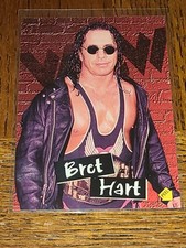 WWE WWF BRET HART 1998 TOPPS WCW/NWO STICKERS S8