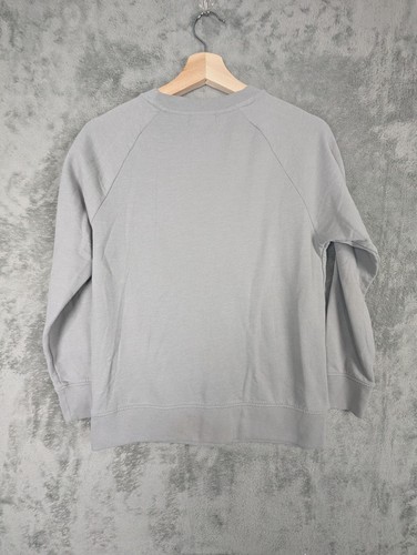 Patagonia Sweatshirt Youth Large Grey Pullover Crew Neck Logo Graphic Front - Picture 7 of 7