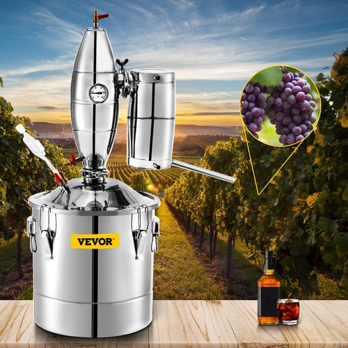 VEVOR 70L Alcohol Distiller Moonshinestill Wine Brewing Kit Spirits Boiler Home - Imagen 12 de 12