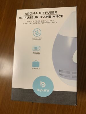 B-pure Aroma Diffuser Waterless Essential Oil Travel Size Portable