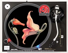 Pink Floyd Flowers - 7"-12" DJ slipmat for LP turntable record player 
