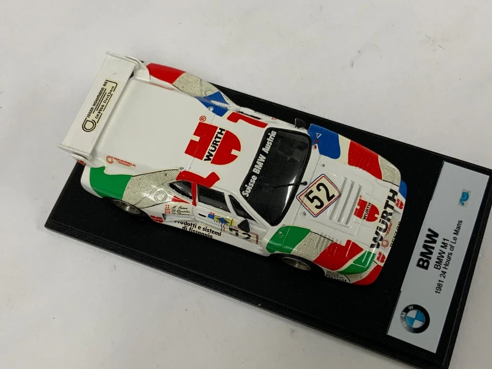1/43 Record Model of BMW M1 from 1981 24 Hours Le Mans TR355 - Image 2 of 4