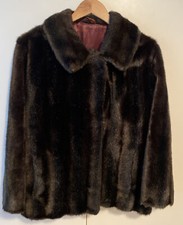 Tissavel France Size 16 Faux Fur Coat