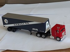 Herpa 146869 Kenworth COE mit Promotex Kofferauflieger Wabash R.R.Railroad 1:87