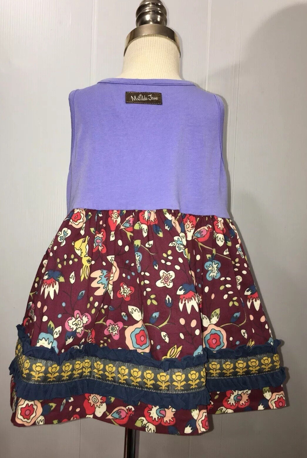 matilda jane paint by numbers Cotton Blend Multi Color Girls Dress Sz.2