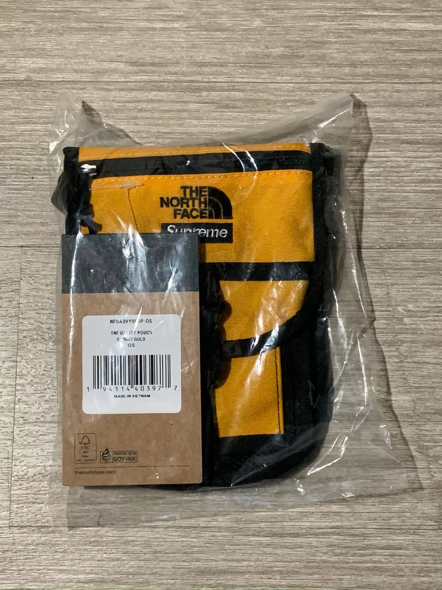 Supreme x The North Face RTG Utility Pouch GOLD *NEW*