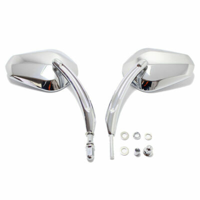 Motorcycle Chrome Rearview Side Mirrors For Harley Davidson And Big Dog Softail