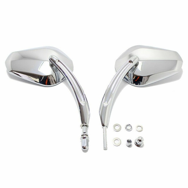 Chrome Motorcycle Side Mirrors For Harley Davidson Heritage Softtail
