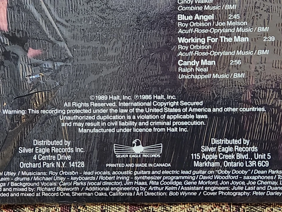 ROY ORBISON- Greatest Hits: Special Tribute Collection 1989 2-LP Vinyl NM - Image 3 of 4