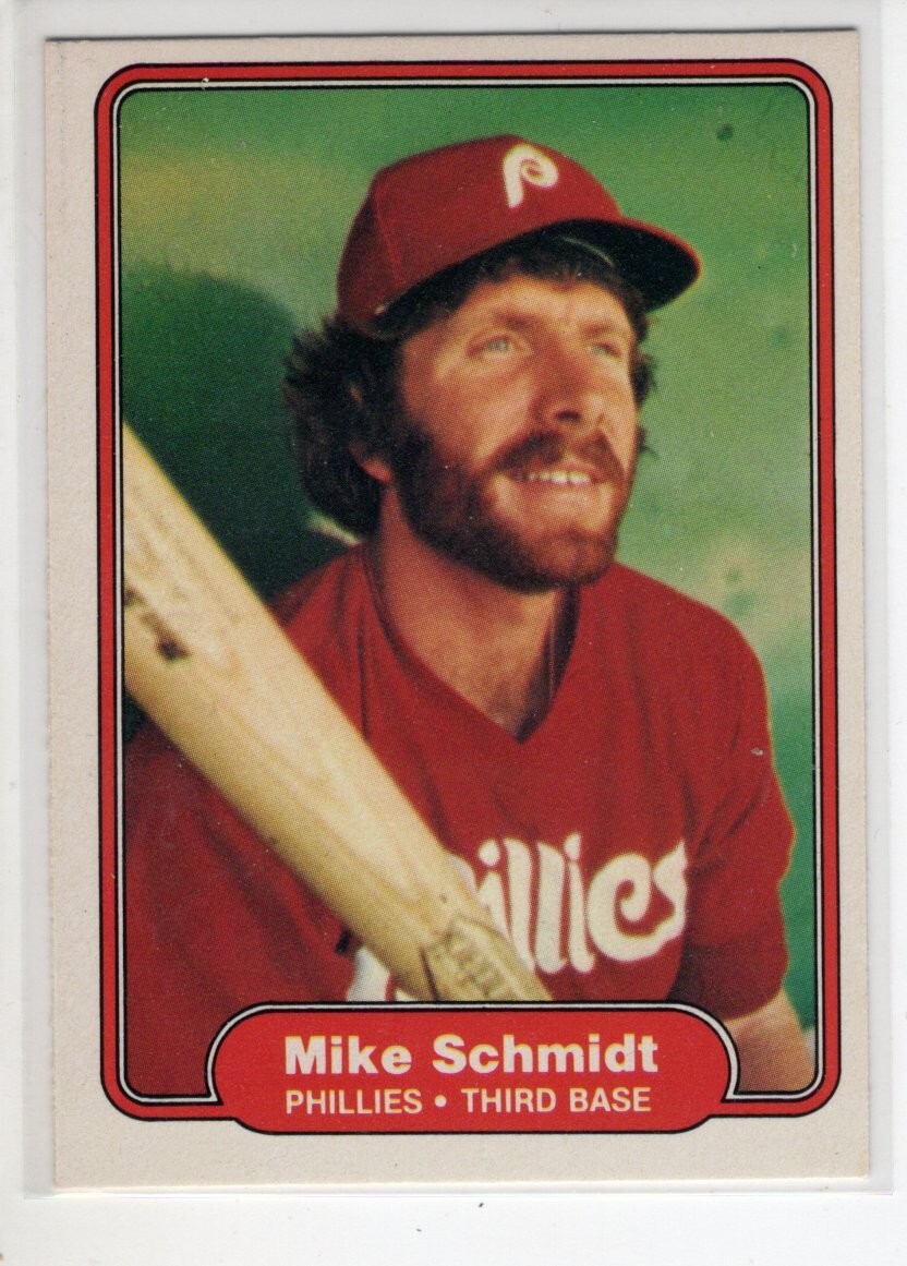 1982 FLEER MIKE SCHMIDT BASEBALL CARD #258 EX