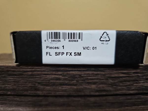 PHOENIX CONTACT FL SFP FX SM / FLSFPFXSM (TOTALMENTE NUEVO)