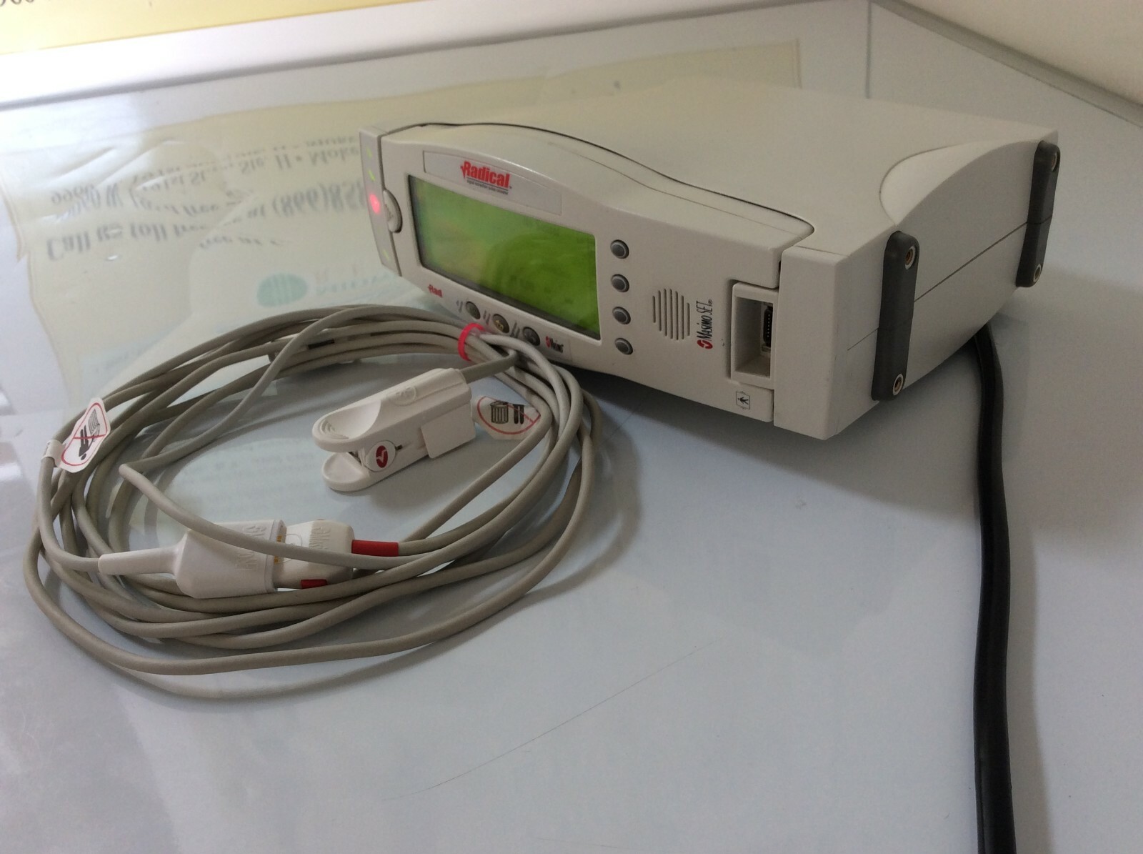 USED Masimo Datex Ohmeda Radical Signal Pulse Oximeter V4 with SpO2