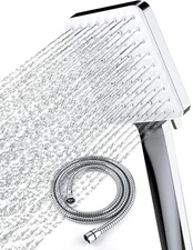 High Pressure Shower Head with Handheld, 6 Spray Modes/Settings Detachabl