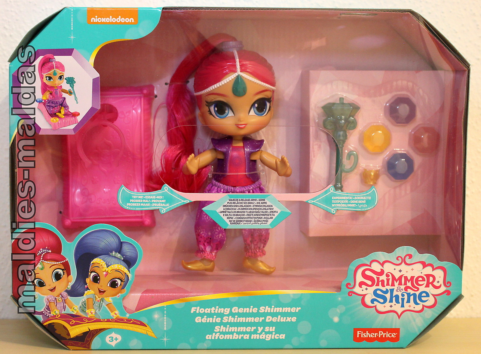 Shimmer & Shine schwebende Dschinni Shimmer FHN29 Deluxe NEU/OVP Fisher-Price