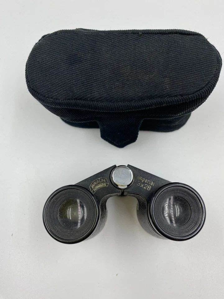 Opernglas Fernglas Braun Nürnberg Imperal 3 x 28 mit Tasche