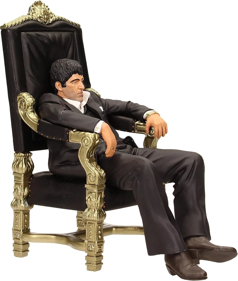 Figura Iconos de Película Scarface: Tony Montana Throne 7" - Figura Premium SD Toys Foto 3 de 4