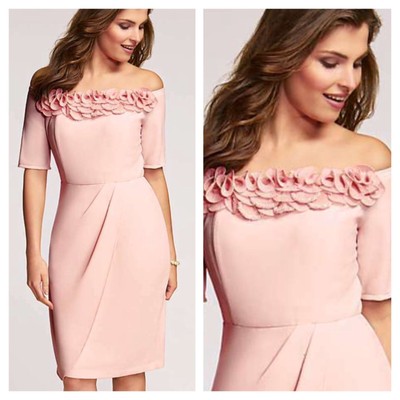 pale pink occasion dress