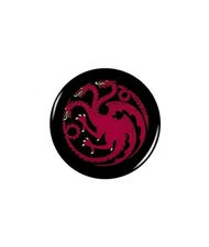 Game of Thrones New * Targaryen Sigil Magnet * 2.25" Round Metal Button GOT HBO