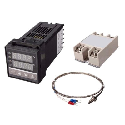 ATORSE  Intelligent Rex-C100 Digital Led Pid Temperature Controller Kits Ac110-2