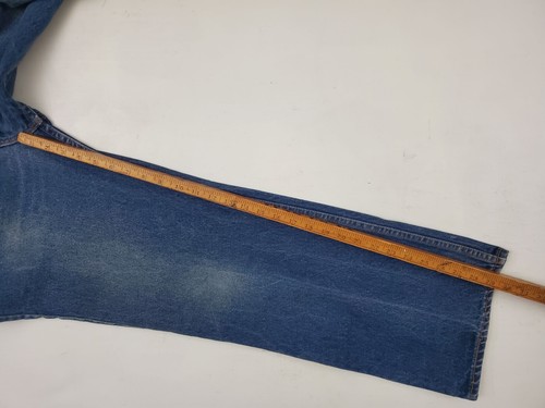 Vintage 90s Levi's Orange Tab 517 Denim MADE IN USA Jeans Actual 37x29 - Picture 4 of 8