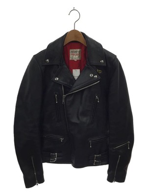 Lewis Leathers Lightning/Double Riders Jacket/36/Leather/Blk/Logo 