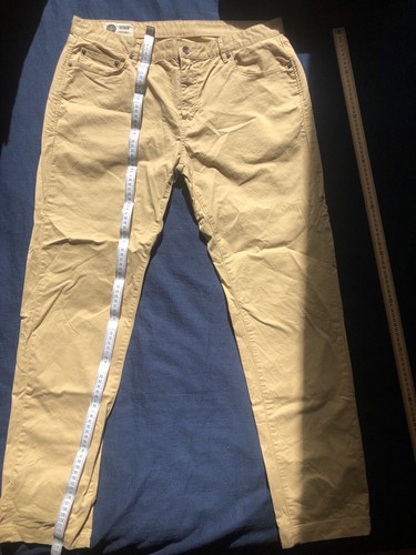 Ben Sherman 36 33 Khaki Denim Jeans - Picture 8 of 9