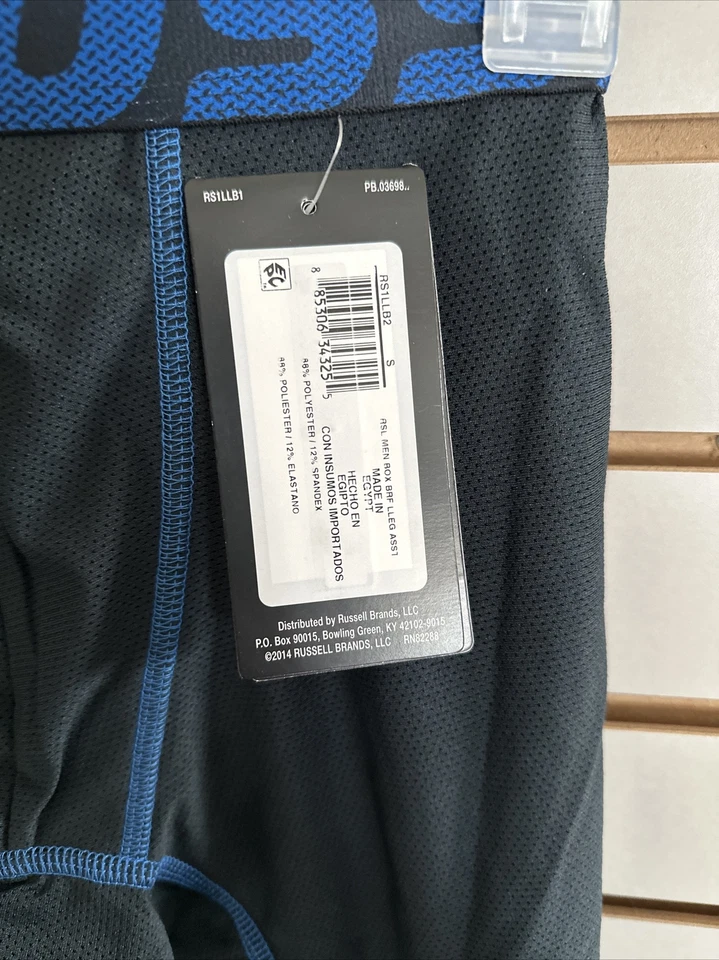 (4) Par de calzoncillos boxer Russell Performance Sport de pierna larga para hombre pequeños 28"-30" Foto 4 de 4