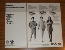 Seltene Werbung BROTHER EM-1000 Word Processor Schreibsystem Textsystem 1987