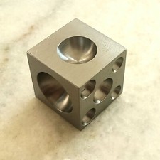 Jewelry Tools Dapping Dome Ring Making Block Doming Cavity, Stainless Steel 1.5"