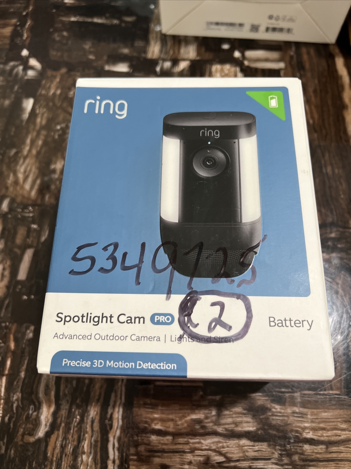 Ring Spotlight Cam Pro – HD Security Camera with 2-Way Talk, Night Vision & Siren – Black-image