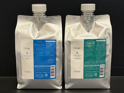 Lebel Viege Shampoo 1000ml + Treatment S 1000ml Refill FedEx F/S NEU