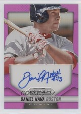 2014 Panini Prizm Auto Purple Prizm 31/99 Daniel Nava #DN Auto 1h1