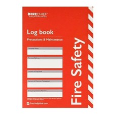 Fire Safety Log Book A4 Fire Alarm Logbook Maintenance Record UK