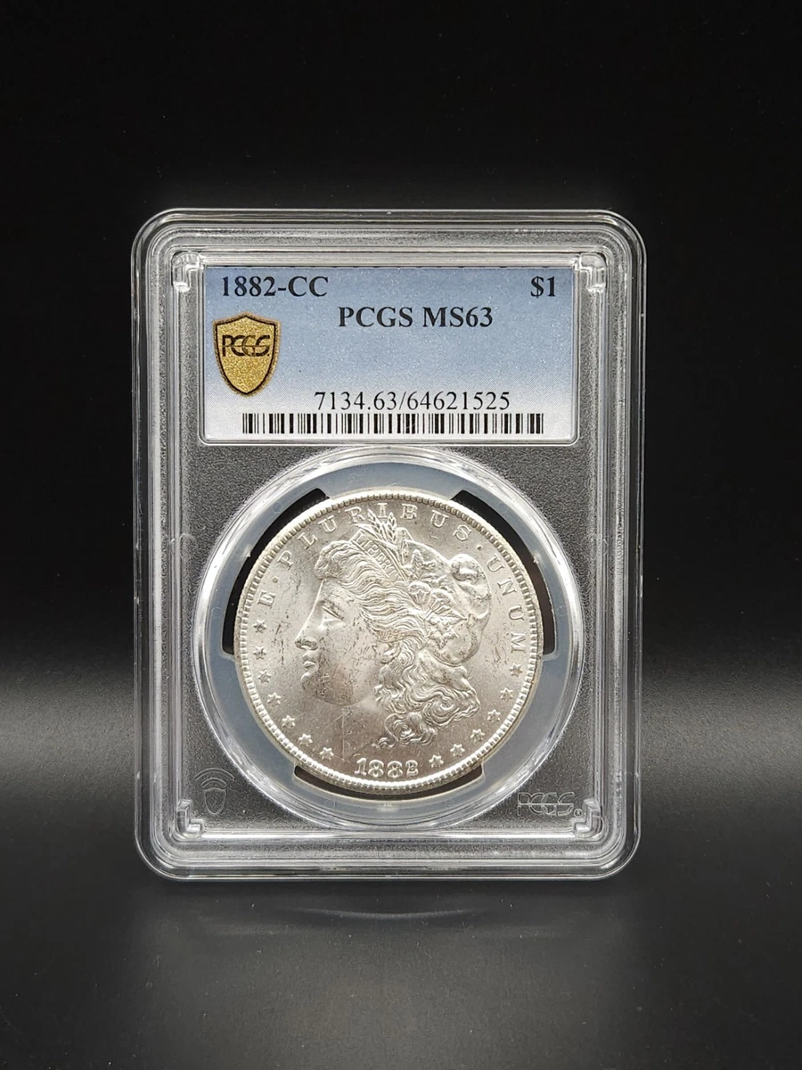 Carson City Grade MS 63 1882 Year Morgan US Dollars (1878-1921