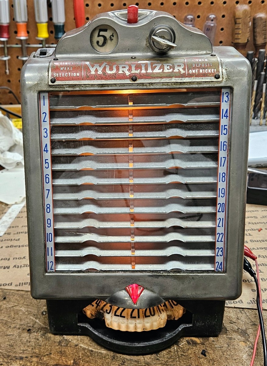 WURLITZER MODEL 3031 JUKEBOX WALLBOX – STOCK #6366 | eBay