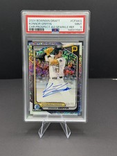 2024 Bowman Draft Konnor Griffin Chrome Prospect Auto Sparkle Refractor PSA 9