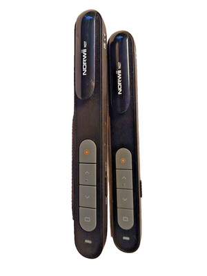 2xNorwii N27 Presentation Clickers 328FT Powerpoint Wireless Presenter ohne DONGLE