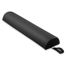 6" Massage Table Half Round Bolster Pillow Headrest Cushion - Black