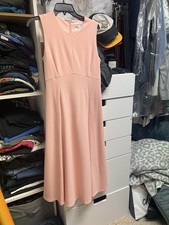 Calvin Klein sleeveless A-line/fit-and-flare dress in a blush/peach tone. Size 4