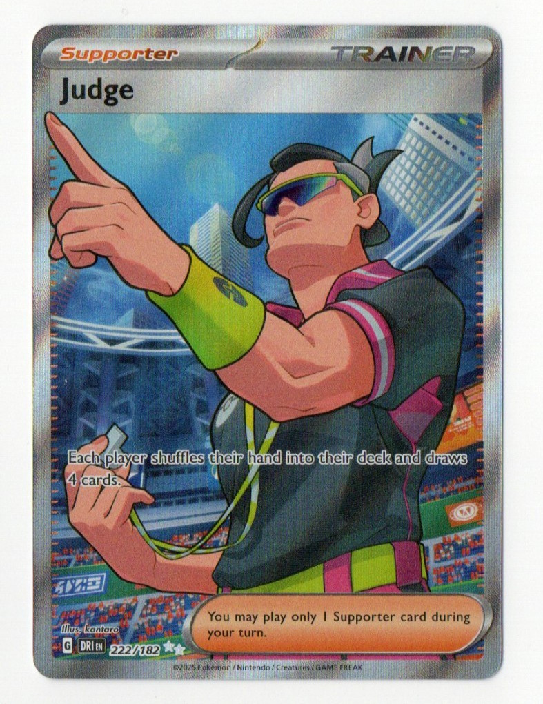 Pokemon Destined Rivals Judge 222/182