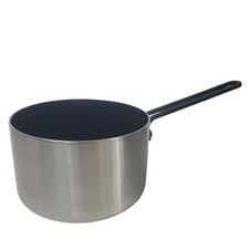 GreenPan Stanley Tucci Ceramic Nonstick Saucepan 4 Quart Scuffs No Lid