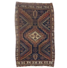 Semi-Antique Handmade Tribal Oriental Rug Home Decor Carpet 4x7