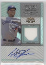2012 Topps Triple Threads Unity Relics 51/99 Henderson Alvarez Auto 0v1