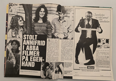Abba / Frida  - A very rare newspaper from Norway from 1979 ( Full magazine ) 11