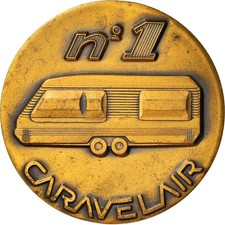 [#182135] Francja, Medal, Caravelair, N°1, Biznes i przemysł, Pichard, AU(50-53)