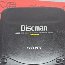 Sony Discman Portable CD Compact Player Model D-132CK Mega Bass  Tested Working
